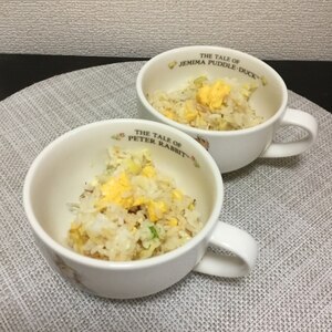 春キャベツとしらすのチャーハン